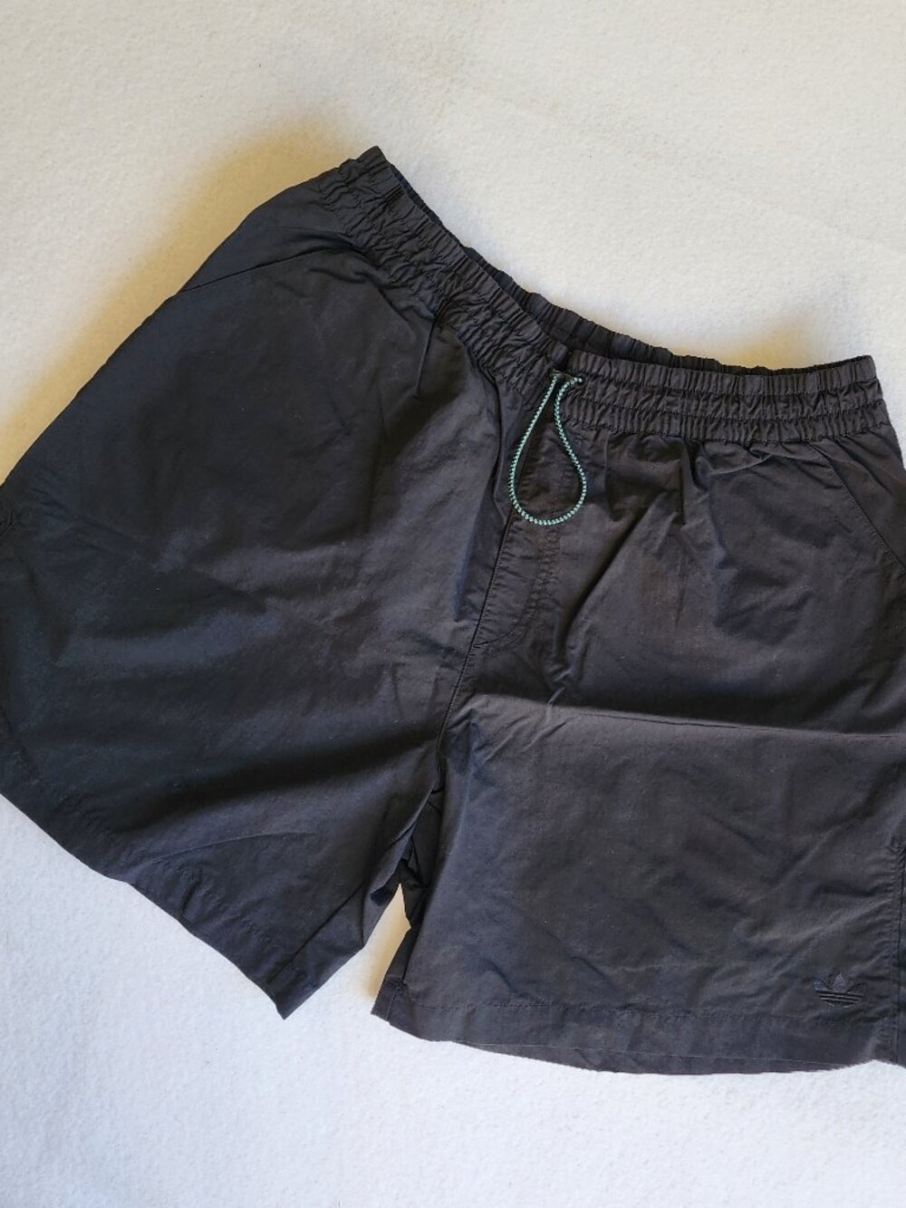Adidas Men's Black Skateboarding Athletic Performance Shorts